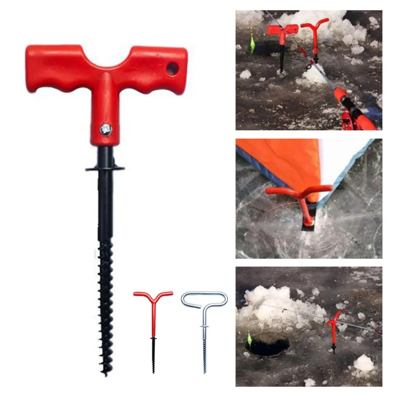 Balight Winter Ice Fishing Auger Drill Tent Pegs Fixed Nail Ice Fishing Rod Holder Screw Nail Ice Fishing Tools
Balight Winter Ice Fishing Auger Drill Tent Pegs Fixed Nail Ice Fishing Rod Holder Screw Nail Ice Fishing Tools