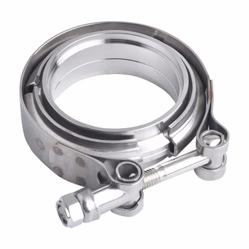 2.35 Inch V-Band Male Female Flange Kit Stainless Steel V Band Clamps Exhaust Pipe Clamp For Exhaust Pipes Downpipe
2.35 Inch V-Band Male Female Flange Kit Stainless Steel V Band Clamps Exhaust Pipe Clamp For Exhaust Pipes Downpipe