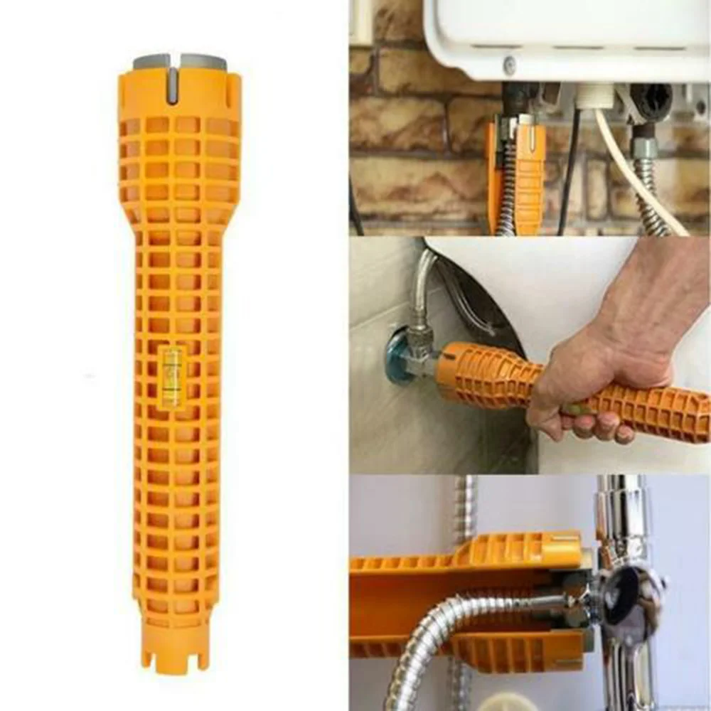 Faucet Sink Basin Wrench Water Pipe Tap Spanner Installer Double Head Allen Key Set Multitools Adjustable 360 Plumber Tools
Faucet Sink Basin Wrench Water Pipe Tap Spanner Installer Double Head Allen Key Set Multitools Adjustable 360 Plumber Tools