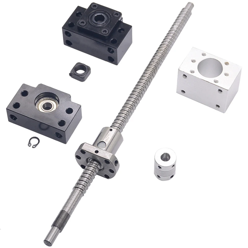 Sfu1204 Set:Sfu1204 Rolled Ball Screw C7 With End Machined(500Mm) + 1204 Ball Nut + Nut Housing+Bk/Bf10 End Support + Coupler Rm
Sfu1204 Set:Sfu1204 Rolled Ball Screw C7 With End Machined(500Mm) + 1204 Ball Nut + Nut Housing+Bk/Bf10 End Support + Coupler Rm
