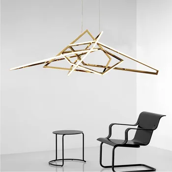 New Modern Irregular Gold Pendant Light for living room dining room led Aluminium Steel Acrylic Ceiling Pendant lamp Fixtures
New Modern Irregular Gold Pendant Light for living room dining room led Aluminium Steel Acrylic Ceiling Pendant lamp Fixtures