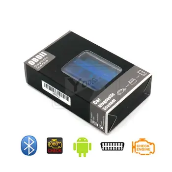 Bluetooth 2.0 Car Diagnostic Tool Mini ELM327 V1.5 OBD2(25K80) For Android/ Symbian/Windows OBDII Protocol
Bluetooth 2.0 Car Diagnostic Tool Mini ELM327 V1.5 OBD2(25K80) For Android/ Symbian/Windows OBDII Protocol