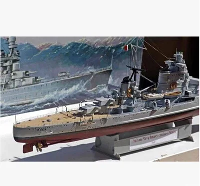 TRUMPETER Assembled Military Model Ship Model 1/350 Italy Heavy Cruiser Bora No. 86502
TRUMPETER Assembled Military Model Ship Model 1/350 Italy Heavy Cruiser Bora No. 86502