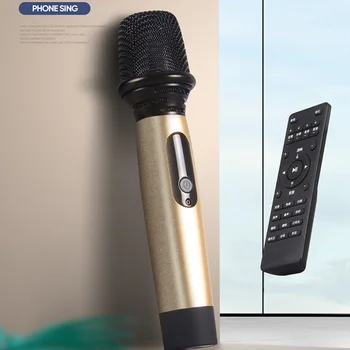 Bluetooth/AUX/USB Sound Card Microphone with Remote Controller Audio Controls for Youtuber, Karaoke, Gaming, Podcasting
Bluetooth/AUX/USB Sound Card Microphone with Remote Controller Audio Controls for Youtuber, Karaoke, Gaming, Podcasting