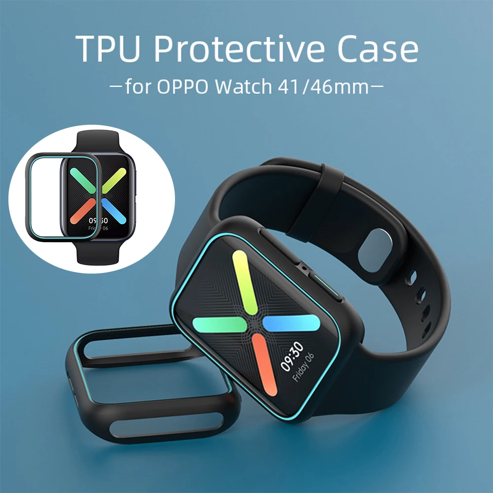 TPU Protective Case for OPPO Watch 41/46mm Cover Bumper Lightweight Protector Shell for OPPO Watch 41mm 46mm Accessories
TPU Protective Case for OPPO Watch 41/46mm Cover Bumper Lightweight Protector Shell for OPPO Watch 41mm 46mm Accessories