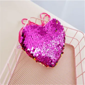 Fashion Sequins Heart Shape Kids Shoulder Coin Bag Baby Girls Mermaid Cartoon Purse Handbags Mini Wallets
Fashion Sequins Heart Shape Kids Shoulder Coin Bag Baby Girls Mermaid Cartoon Purse Handbags Mini Wallets