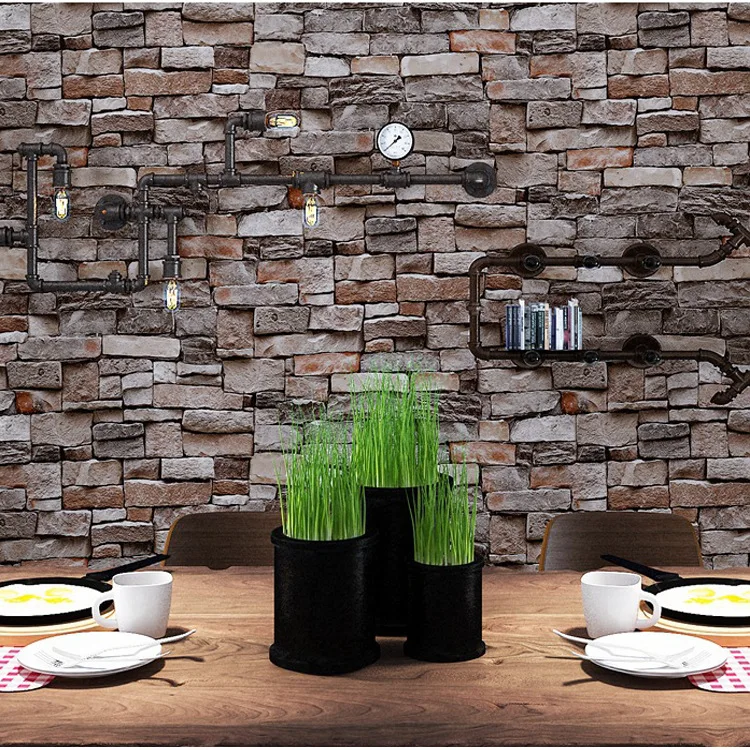 Wallpaper PVC retro 3D stereo imitation stone texture wallpaper decoration bedroom TV wall living room wallpaper 53cm x 9.5 m 11 Mallzona H48c599b97d154b728cbf3cc3afcb9c87D Wallpaper PVC retro 3D stereo imitation stone texture wallpaper decoration bedroom TV wall living room wallpaper 53cm x 9.5 m Mallzona