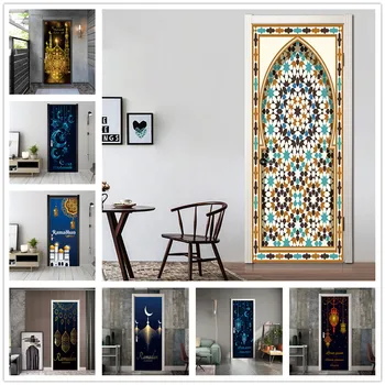 Muslim New Year Door Sticker Peel and Stick Wallpaper Waterproof Poster Iftar Wall Art Mural Decals Home Decor autocollant porte
Muslim New Year Door Sticker Peel and Stick Wallpaper Waterproof Poster Iftar Wall Art Mural Decals Home Decor autocollant porte