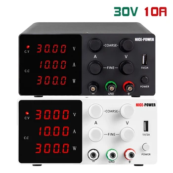 30V 10A Laboratory Switch Adjustable Power Supply Lab Source Fonte De Bancada Voltage Regulator Fine-Tuning USB Interface
30V 10A Laboratory Switch Adjustable Power Supply Lab Source Fonte De Bancada Voltage Regulator Fine-Tuning USB Interface