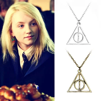 Movie Jewelry Classic Deathly Hallows Necklace For Fans Fashion Triangle Pendant Neckalce 3 Colors
Movie Jewelry Classic Deathly Hallows Necklace For Fans Fashion Triangle Pendant Neckalce 3 Colors