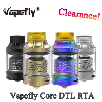 Vapefly Core DTL RTA single coil/dual coil 4ml/2ml capacity Atomizer for E-Cigs Rebuildable Tank fit for 510 Thread Vape Mod
Vapefly Core DTL RTA single coil/dual coil 4ml/2ml capacity Atomizer for E-Cigs Rebuildable Tank fit for 510 Thread Vape Mod