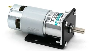 DC deceleration 775 motor 12V 24V 25W high torque can be adjusted, speed can be CW CCW 
DC deceleration 775 motor 12V 24V 25W high torque can be adjusted, speed can be CW CCW