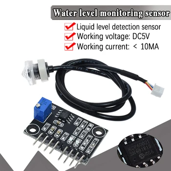 Level sensor Level detection sensor Water level monitoring Sensor module For level detection and alarm detection in containers
Level sensor Level detection sensor Water level monitoring Sensor module For level detection and alarm detection in containers
