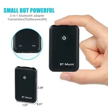 Wireless Bluetooth 4.2 Transmitter Receiver 2 in 1 Jack compatible iOS Music Android Adaper Stereo Audio & 3.5mm For smart V8A4
Wireless Bluetooth 4.2 Transmitter Receiver 2 in 1 Jack compatible iOS Music Android Adaper Stereo Audio & 3.5mm For smart V8A4