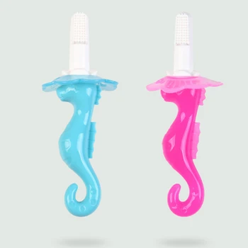 Cute Seahorse Shape Silicone Toothbrush And Environmentally Safe Baby Teether Teething Ring Kids Teether Children Chewing
Cute Seahorse Shape Silicone Toothbrush And Environmentally Safe Baby Teether Teething Ring Kids Teether Children Chewing
