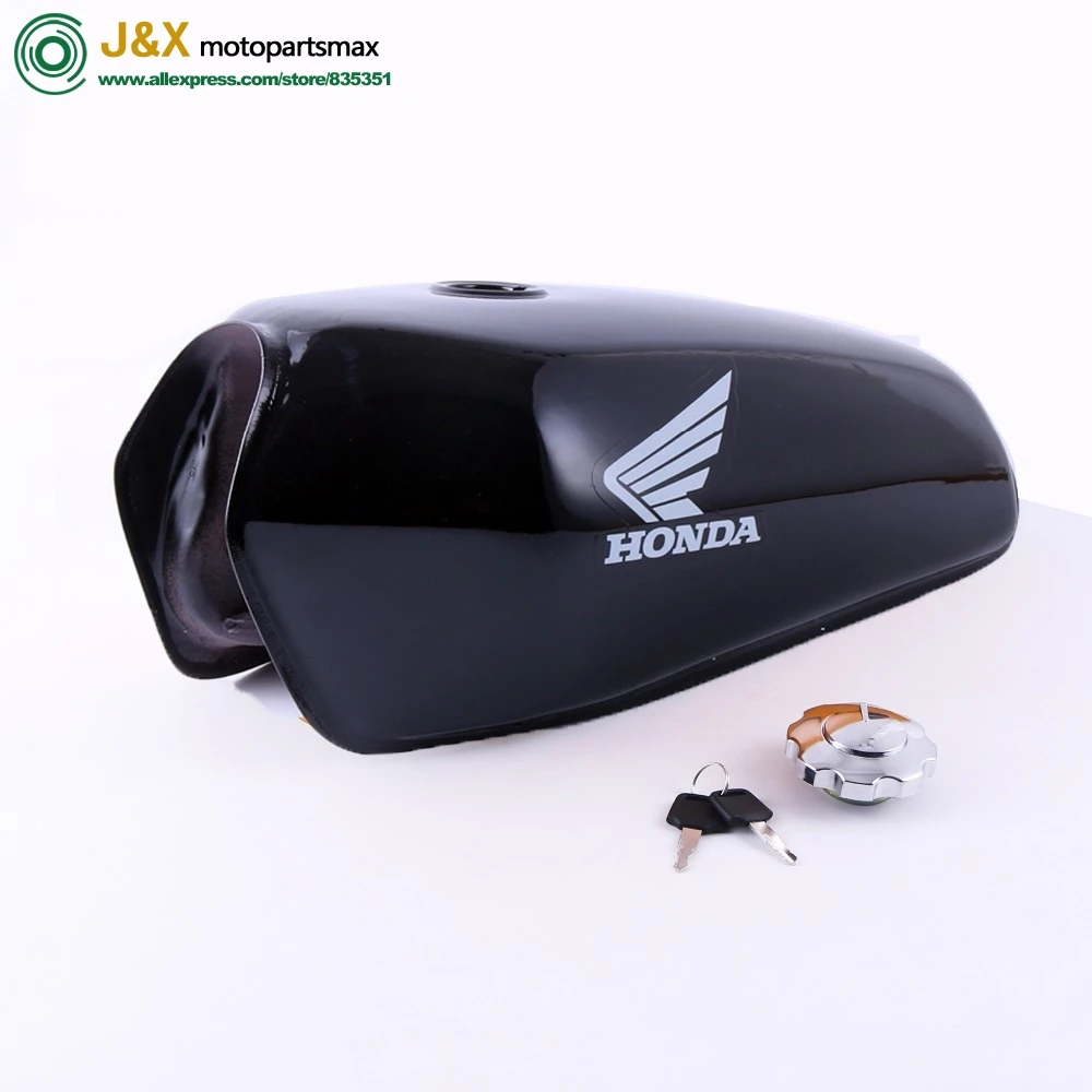 CG125 FUEL TANK add to 9 litres capacity than original tank Thickening of high quality automotive paint process never fades
CG125 FUEL TANK add to 9 litres capacity than original tank Thickening of high quality automotive paint process never fades