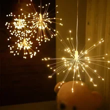Christmas Firework Fairy Lights 3M 500LEDs String Curtain LED String Lights for Christmas Party Bedroom Decoration Lighting
Christmas Firework Fairy Lights 3M 500LEDs String Curtain LED String Lights for Christmas Party Bedroom Decoration Lighting