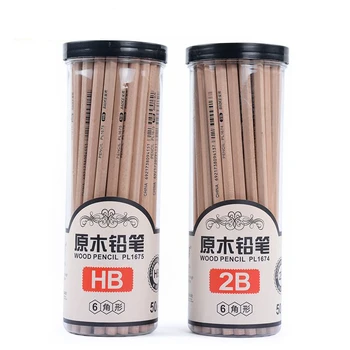 50pcs/set Standard Pencil Environmental Wood Pencils HB 2B Hexagon Pencils for Student Writing Skethching School Supplies
50pcs/set Standard Pencil Environmental Wood Pencils HB 2B Hexagon Pencils for Student Writing Skethching School Supplies