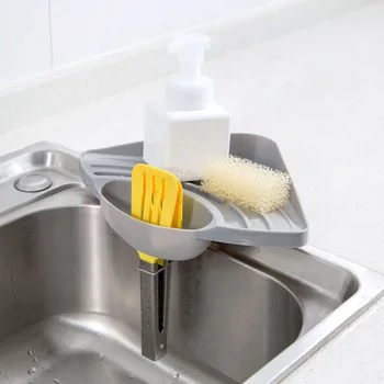 1 pc Sink Drain Caddy Reusable Triangle Plastic Suction Cup Storage Rack Sponge Holder for Kitchen Home
1 pc Sink Drain Caddy Reusable Triangle Plastic Suction Cup Storage Rack Sponge Holder for Kitchen Home
