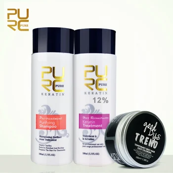 PURC 100ml Brazilian keratin treatment use at home 12% keratin smoothing system for repair hair and Color Wax easy color style
PURC 100ml Brazilian keratin treatment use at home 12% keratin smoothing system for repair hair and Color Wax easy color style