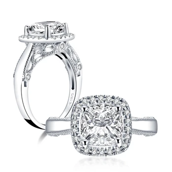 New 925 sterling silver ring female ring European and American high-end fashion silver
New 925 sterling silver ring female ring European and American high-end fashion silver