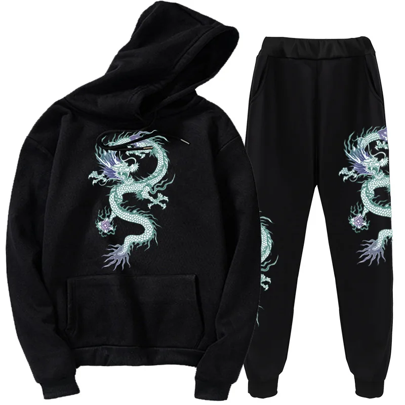 Новинка, женский топ в стиле хип-хоп с изображением дракона в стиле каваи Харадзюку, Длинные повседневные мужские и женские спортивные брюки, комплект с толстовкой
Новинка, женский топ в стиле хип-хоп с изображением дракона в стиле каваи Харадзюку, Длинные повседневные мужские и женские спортивные брюки, комплект с толстовкой