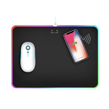 Phone Charging Mouse Pad 7 LED Light 11 Lighting Mode Mat Cellphone Non-slip Wireless Charger
Phone Charging Mouse Pad 7 LED Light 11 Lighting Mode Mat Cellphone Non-slip Wireless Charger