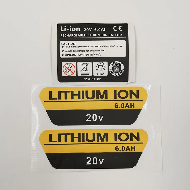 dawupine DCB200 Tag Li-Ion battery 20V 4.0Ah Sticker Label For DeWalt 18V 4000mAh battery Logo Drill Hammer Wrench DCB180
dawupine DCB200 Tag Li-Ion battery 20V 4.0Ah Sticker Label For DeWalt 18V 4000mAh battery Logo Drill Hammer Wrench DCB180