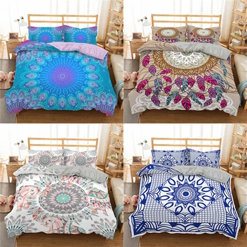 Homesky Mandala Bedding Set Duvet Cover King Queen Comforter Bedding Set Bohemia Style Microfiber 3/4pcs Bed Set
Homesky Mandala Bedding Set Duvet Cover King Queen Comforter Bedding Set Bohemia Style Microfiber 3/4pcs Bed Set