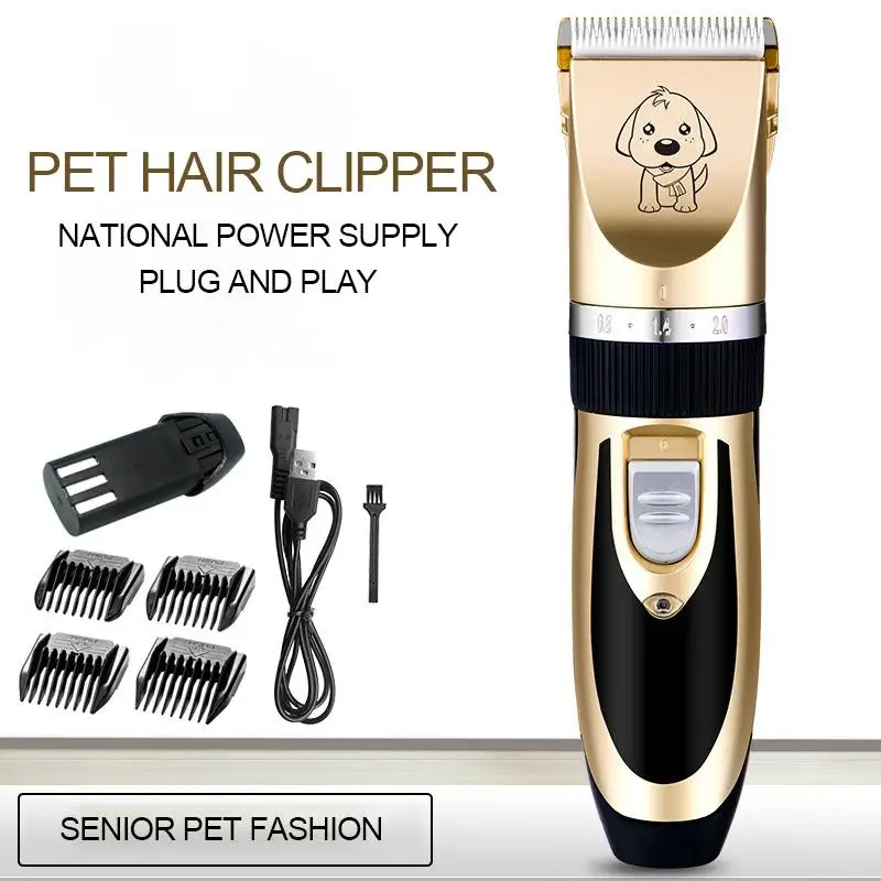 Pet Dog Cat Low-noise Hair Clipper Grooming Shaver Cut Machine Set +Spare Blade Baorun Electrical Pet Hair Trimmer Rechargeable
Pet Dog Cat Low-noise Hair Clipper Grooming Shaver Cut Machine Set +Spare Blade Baorun Electrical Pet Hair Trimmer Rechargeable