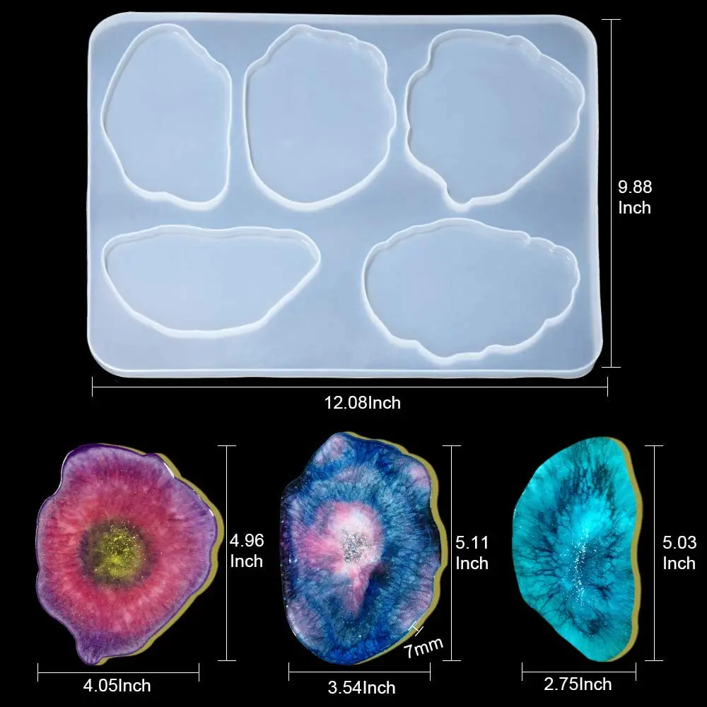 Large Decoration Cloud Shape Silicone Coaster Resin Molds Flower Irregular UV Molds For Resin DIY Jewelry UV Epoxy Resin Mould
Large Decoration Cloud Shape Silicone Coaster Resin Molds Flower Irregular UV Molds For Resin DIY Jewelry UV Epoxy Resin Mould