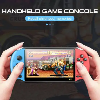 2020 New 5.1 inch Double Rocker Handheld Game Console 8G Memory Support TV Output X12 Retro Portable Handheld Video Game Console
2020 New 5.1 inch Double Rocker Handheld Game Console 8G Memory Support TV Output X12 Retro Portable Handheld Video Game Console
