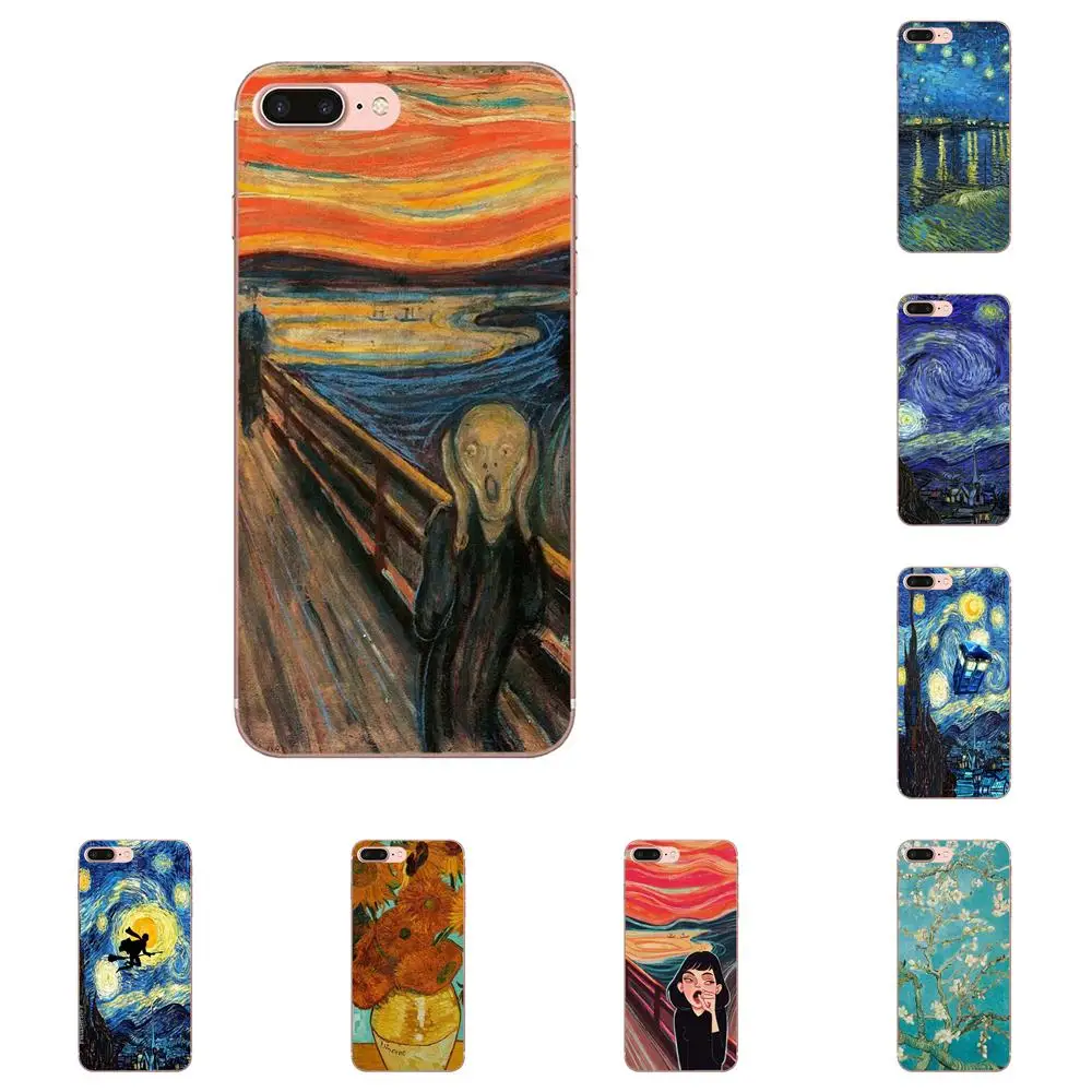 For Xiaomi Redmi Note 2 3 3S 4 4A 4X 5 5A 6 6A Pro Plus Soft TPU Cases Capa Scream By Munch Van Gogh Starry Night Dominant
For Xiaomi Redmi Note 2 3 3S 4 4A 4X 5 5A 6 6A Pro Plus Soft TPU Cases Capa Scream By Munch Van Gogh Starry Night Dominant