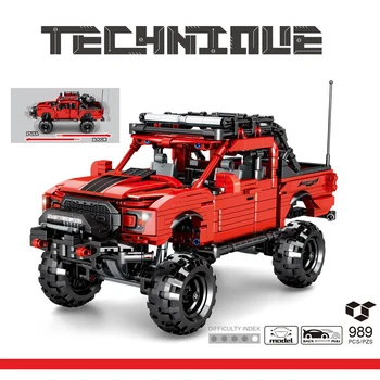 989PCS Technic Off-road Car Model Building Blocks Pull & Back Vehicle MOC Car Kit Bricks Set Educational Toys for Children Gift
989PCS Technic Off-road Car Model Building Blocks Pull & Back Vehicle MOC Car Kit Bricks Set Educational Toys for Children Gift