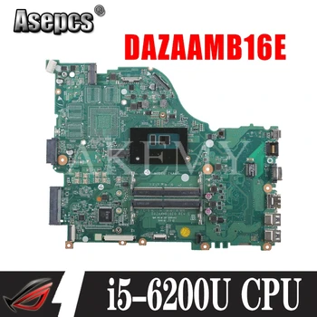 For Acer Aspire E5-575 Laptop Motherboard DAZAAMB16E0 REV:E DDR4 With i5-6200U CPU 
For Acer Aspire E5-575 Laptop Motherboard DAZAAMB16E0 REV:E DDR4 With i5-6200U CPU
