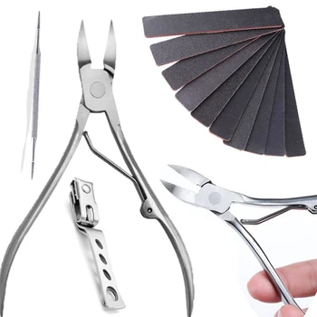 Grit Square Nail Files Stainless Steel Nail Trimmer Ingrown Toenail Cuticle Scissor Manicure Pedicure Nail Care Tools Kits
Grit Square Nail Files Stainless Steel Nail Trimmer Ingrown Toenail Cuticle Scissor Manicure Pedicure Nail Care Tools Kits