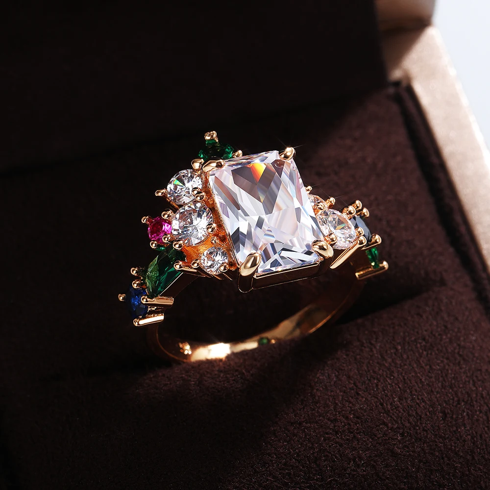Waliicorners Party Accessories AAA White CZ Luxury Jewelry Statement Rings for Women 11 H48d267fd3d2848349113e7de07fd5b2er