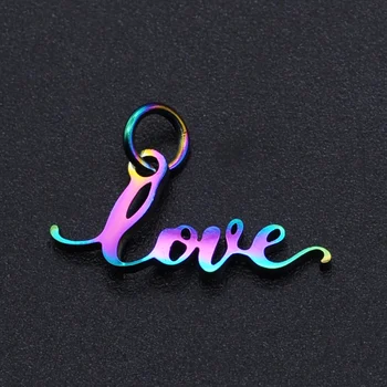 5pcs/lot 100% Stainless Steel Love Word Script Charm Pendant Wholesale Accept OEM Order Never Tarnish Top Quality
5pcs/lot 100% Stainless Steel Love Word Script Charm Pendant Wholesale Accept OEM Order Never Tarnish Top Quality