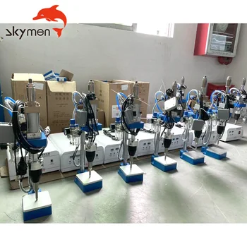 35KHZ Ultrasonic generator spot welding machine with transducer and horn mold for Non-woven N95 pneumatic with foot pedel
35KHZ Ultrasonic generator spot welding machine with transducer and horn mold for Non-woven N95 pneumatic with foot pedel
