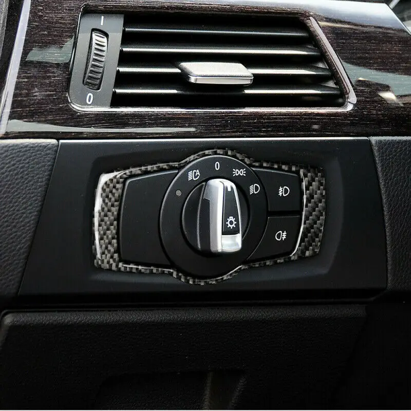 1Pc Headlight Switch Frame Carbon Fiber Suitable For BMW 3 Series E90 E92 E93 2005-2012 Interior Mouldings
1Pc Headlight Switch Frame Carbon Fiber Suitable For BMW 3 Series E90 E92 E93 2005-2012 Interior Mouldings