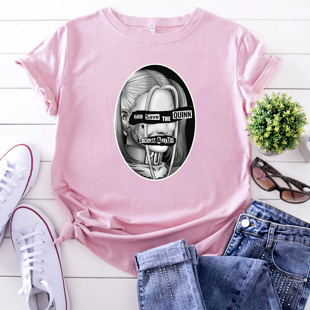 T-Shirts Harleen Quinzel Pattern Printing Women'S T-Shirt Harajuku Goth Tshirts For Woman Korean Style Punk Short Sleeve Tops 
T-Shirts Harleen Quinzel Pattern Printing Women'S T-Shirt Harajuku Goth Tshirts For Woman Korean Style Punk Short Sleeve Tops