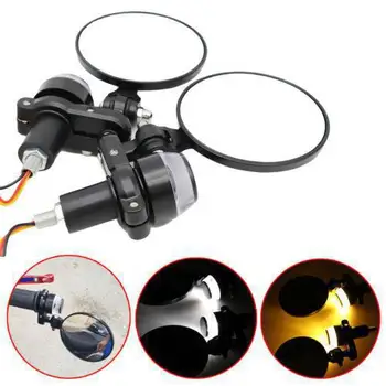 22mm 7/8" Motorcycle LED Handle Bar End Rear View Mirrors Indicator Grip Turn Signal Light Indicator
22mm 7/8" Motorcycle LED Handle Bar End Rear View Mirrors Indicator Grip Turn Signal Light Indicator