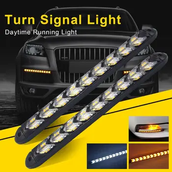 2PCS 24V Waterproof Flexible Universal Car led DRL Daytime Running Light Flow Runs Headlight LED Strip Brake Turn Signal Lights 
2PCS 24V Waterproof Flexible Universal Car led DRL Daytime Running Light Flow Runs Headlight LED Strip Brake Turn Signal Lights