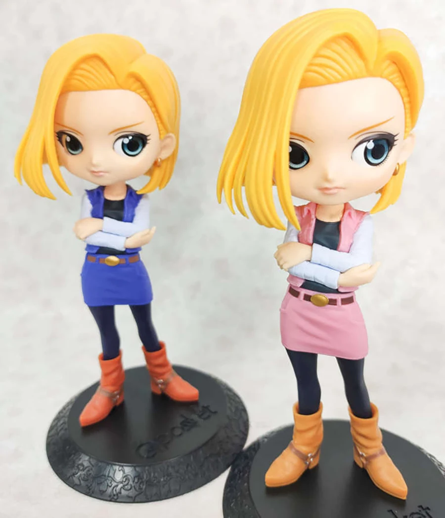 Оригинальная фигурка RORONOA Banpresto DBZ Q на базе Android 18 экшн лазури Коллекционная