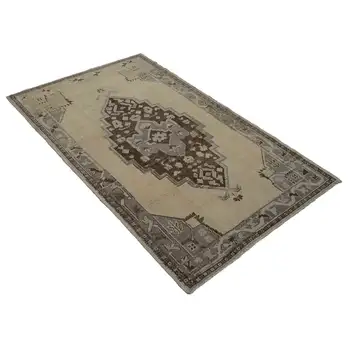 102x163 Cm Beige Handmade Vintage Anatolian Rug-3x5 Ft
102x163 Cm Beige Handmade Vintage Anatolian Rug-3x5 Ft