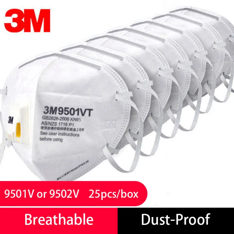25pcs 3M 9501V/9502V Anti-dust Influenza PM 2.5 Fog Mask Safety Riding N95 Protective Respirator Anti-particles Filter Material
25pcs 3M 9501V/9502V Anti-dust Influenza PM 2.5 Fog Mask Safety Riding N95 Protective Respirator Anti-particles Filter Material