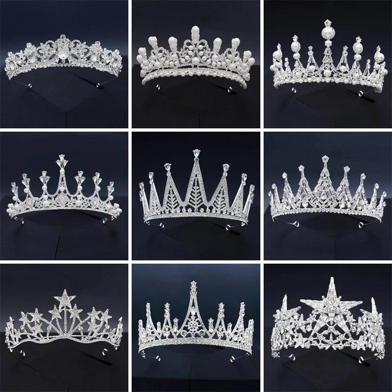 Wedding Crown Hair Jewelry Bridal Hair Accessories Women Rhinestones Crystal Tiaras and Crowns Bride Headpiece Bridesmaid Gift
Wedding Crown Hair Jewelry Bridal Hair Accessories Women Rhinestones Crystal Tiaras and Crowns Bride Headpiece Bridesmaid Gift