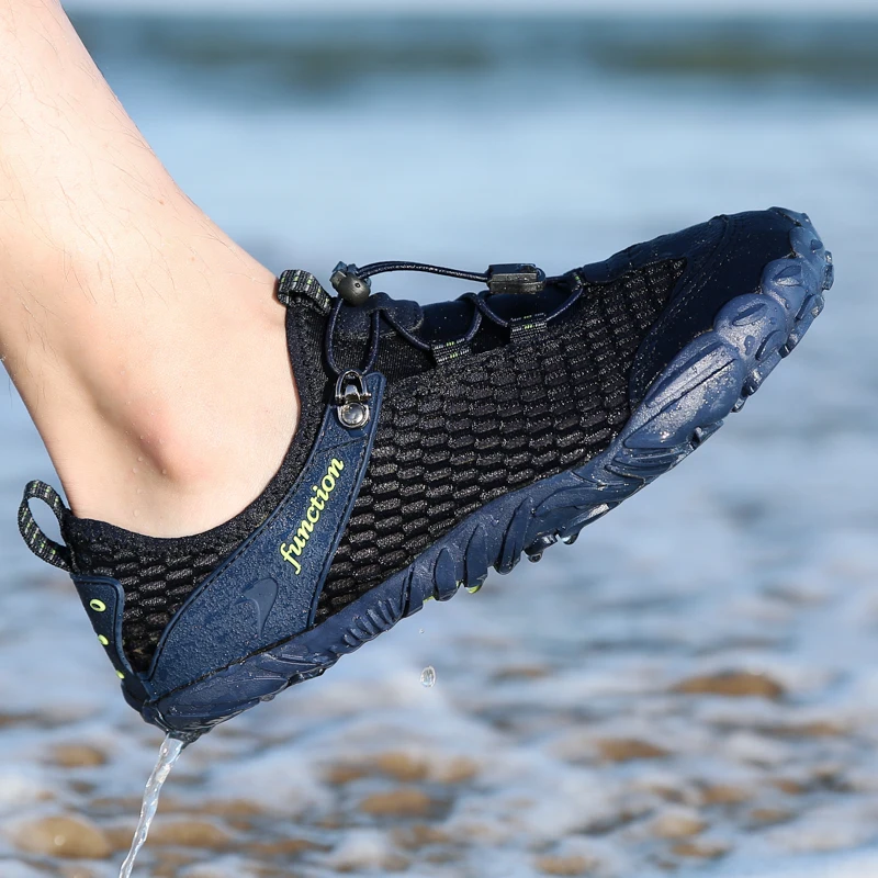 Aqua Shoes for Men Women Summer Swimming Water Shoes Drain Hole Sole Rubber Non-slip on Surf Breathable Beach Male Wading Shoes
Aqua Shoes for Men Women Summer Swimming Water Shoes Drain Hole Sole Rubber Non-slip on Surf Breathable Beach Male Wading Shoes