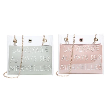 2Pcs Fashion Small Shoulder Bag Women Etter Small Crossbody Messenger Bucket Bag Sling Bag Jelly Color Chain Mobile Phone Packet 
2Pcs Fashion Small Shoulder Bag Women Etter Small Crossbody Messenger Bucket Bag Sling Bag Jelly Color Chain Mobile Phone Packet