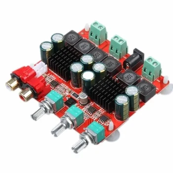 TPA3116 2.1 Version DC 12-26V Power Amplifier Board 2x50+100W 3 Channel Digital Speaker Power Amplifier Board
TPA3116 2.1 Version DC 12-26V Power Amplifier Board 2x50+100W 3 Channel Digital Speaker Power Amplifier Board